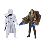 STAR WARS BASIC FIGURE 2 Pack FIRST ORDER SNOWTROOPER & POE DAMERON TAKARA T FS