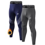 MEETWEE Pantalon Thermique Homme, sous-Vêtements Thermique Caleçon Long Collant Chaud Compression Base Layer Legging