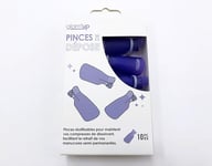 Glam’Up Paris - Pinces de Dépose pour Vernis Semi-Permanent - Capuchon à Ongle Réutilisables - Pinces à Ongles pour Retirer le Vernis Gel - Gel Nail Clips - Nail Art Clip - 10 pièces