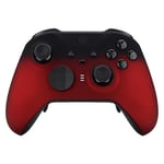 eXtremeRate Coque Avant de Remplacement pour Xbox One Elite Series 2 Manette, Coque Avant Customisé avec Anneaux pour Xbox One Elite Series 2 Manette, Modèle 1797, Dégradé Rouge