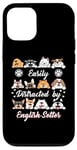 iPhone 12/12 Pro Easily Distracted by English Setter Irish Setters Funny Case