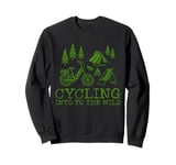 Cycling Into The Wild Camping Adventure Sweatshirt