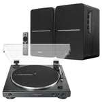 Audio-Technica AT-LP60X Turntable + Edifier R1280DBs Black Bluetooth Speakers