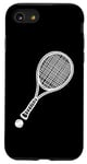 Coque pour iPhone SE (2020) / 7 / 8 Raquette et balle de tennis Vintage Retro