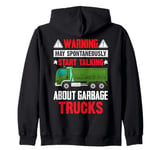 Funny Garbage Trucks Pun Tee For Truck Lovers Zip Hoodie