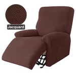 Vilstol Cover Case Cover Anti-damm Halkfri Lazy Boy Cover Enfärgad Universal cover 06 1 Seat sofa