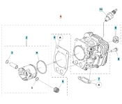 Cylinderkit Husqvarna T540XP