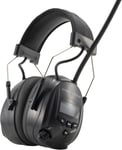 Casque Antibruit Avec Radio Numérique Fm/Dab +, Technologie Bluetooth Intégrée Et Microphone, Protections Auditives Rechargeables Pour Le Bruit De Travail/Tonte/Sciage Etc, Snr 30Db