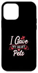 Coque pour iPhone 12 mini I Gave My Heart To Pets Propriétaire pour animaux