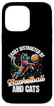 iPhone 14 Pro Max Love Cats and Basketball - Easily Distracted Case