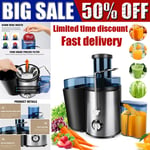 Power Juicer Machine Fresh Whole Fruit Veg Citrus Centrifugal Powerful Extractor