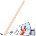 BAILI Galaxy S Pen Fold Edition pour Galaxy Z Fold 6 Slim S-Pen/Galaxy Z Fold 5 SPens, Remplacement S Pen pour Z Fold4/Fold3 Stylet + 3 Pointes/Pointes, Stylet à Niveau de Pression 4096-Rose