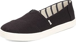 TOMS Femme Alpargata Cupsole Espadrilles, Noir, 36.5 EU