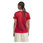 Adidas Manchester United 24/25 Woman Home Short Sleeve T-shirt Red L