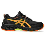 ASICS PRE Venture 9 GS Sneaker, Black/Bright Orange, 3 UK