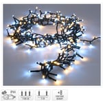 Guirlande snake 560 leds 14m lumiere froide et chaude