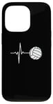 iPhone 13 Pro Volleyball Volleyball Player Heartbeat Volleyball Lover Case