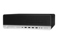 HP EliteDesk 800 G5 - SFF - Core i5 9500 / 3 GHz - RAM 8 Go - SSD 256 Go - NVMe, TLC - graveur de DVD - UHD Graphics 630 - GigE - Win 10 Pro 64 bits - technologie Intel vPro - moniteur : aucun - clavier : Français