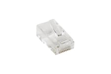 StarTech.com Cat5e RJ45 Stranded Modular Plug Connector - 50 Pkg - Bulk Cat 5e Plugs - 50x RJ45 Ends (CRJ4550PK) - nätverkskontakt