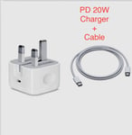 iPhone 16 Charger Plug and Cable 2M[Apple MFi Certified]  20W  Fast Charging