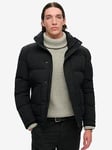 Superdry Everest Short Padded Jacket - Black, Black, Size Xl, Men