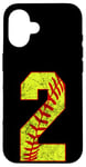 Coque pour iPhone 16 Softball #2 Fast Pitch Love Softball Joueur préféré de la maman