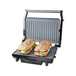 Quest 35609 Deluxe Health Grill With Panini Press & Sandwich Toaster/Non-Stick Marble Coating/Cool Touch Handle/Automatic Temperature Control/Floating Hinged Lid For Even Cooking & Toasting