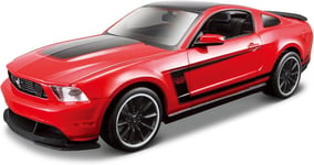 Maisto 1:24 Scale Ford Mustang Boss 302 Kit Red Die Cast New Boxed M39269