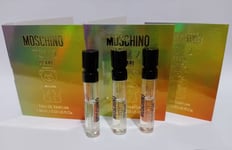 Moschino Toy 2 Pearl Eau de Parfum Spray/Vial Sample 1 ml x 3