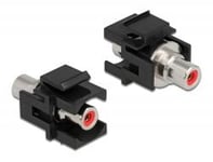 Delock Keystone Module RCA female > RCA female - modulinnlegg (kopling)