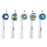 8-Pack Oral-B Kompatibla Tandborsthuvuden /  Tandborste Model  4