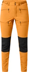 Haglöfs Women's Rugged Slim Pant Desert Yellow/True Black, 42 Regular