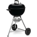 Barbecue à charbon WEBER Original Kettle E-4710 - Acier émailé - Diamètre 47cm - Thermomètre intégré au couvercle - Système OneTouch