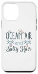 Coque pour iPhone 12 mini Ocean Air Salty Hair, vacances d'été, plage, étoile de mer, hippocampe