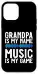 Coque pour iPhone 12 mini Grand-père est mon nom La musique est mon jeu DJ Grandpa