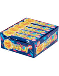 20 stk 6-pk Chupa Chups Babol Tongue Painter Tyggegummi med Blå Bringebær Smak - Hel Eske 552 gram