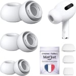 Embouts En Silicone Compatible Avec Airpods Pro 1 Et Airpods Pro 2 Apple 3 Paires Embout A Reduction De Bruit Pour Oreille Intra Auriculaire Embout Ecouteur Airpod Pro Blanc (Blanc[QUE073830]