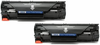 2 X Compatible Non-oem 85a Ce285a Black Toner For Hp Laserjet Pro M1132