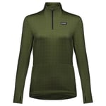 Gorewear Maillot Respirant pour Femme, Everyday Thermo, Maillot fonctionnel chaud en Polaire, Manches longues, 1/4 zip