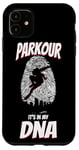 iPhone 11 Parkour Free Running Traceur Dna Fingerprint Vintage Parkour Case