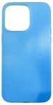 Coque pour iPhone 15 Pro Max Bleu Minimalisme Élégant Art