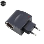 Adaptateur mural pour allume cigare de voiture, convertisseur avec prise électrique 220V AC vers 12V DC, prises ue et US*SD0438