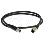 HangTon TVLogic VFM LVM SRM Monitor Power Cable Hirose 4 Pin to Mini XLR 4 Pin for SONY F55 F5 Camera (S-S)