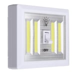 1pcs COB Wall Lamp Switch LED Battery Powered Garage Cabinet Closet Lamp4156