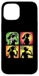 Coque pour iPhone 15 Tennis Pop Art Joueuse de Tennis Vintage Femme