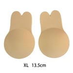 Mjuk och Bekväm Självhäftande BH (Utan Band) Beige XXL 13cm