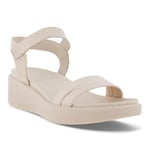 Ecco Flowtedge Lx, Sandales À Talons Femme, Limestone, 40 EU