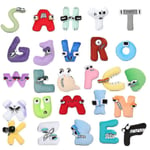26 engelska bokstäver alfabetet Lore men är plysch leksak gosedjur I