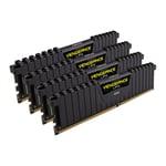 64GB (4x16GB) Corsair DDR4 Vengeance LPX Black, PC4-28800 (3600), Non-ECC Unbuff