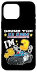 iPhone 16 Pro Max Sound The Alarm I'm 3 Policeman Police 3rd Birthday Case